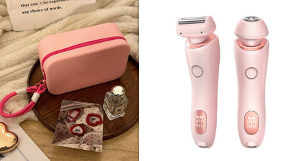 2-in-1 USB Rechargeable Epilator & Trimmer – Women’s Body Shaver Pink and Rouge Gouache set USB Infinite Avenue