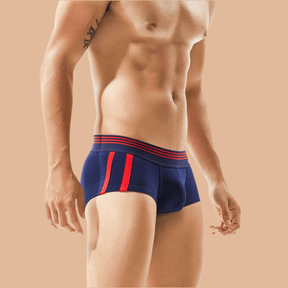 Men's Underwear Low Waist Cotton Boxer Briefs - Infinite Avenue