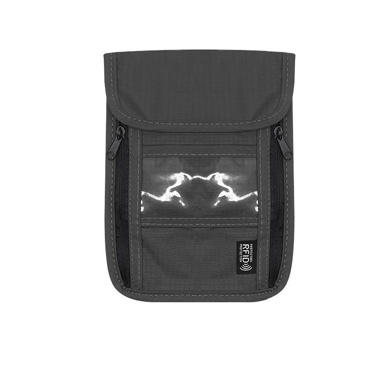 Multiple Card Slots With Anti-degaussing Radiation-proof Bank Anti-theft Card Storage Bag Pvc Black Infinite Avenue