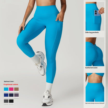 Quick-Dry High Waist Yoga Fitness Pants - Infinite Avenue