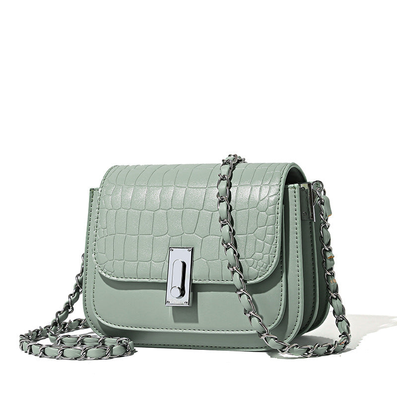 New Special Interest Light Luxury Chain Shoulder Bag Women's Fashion Versatile Green Infinite Avenue