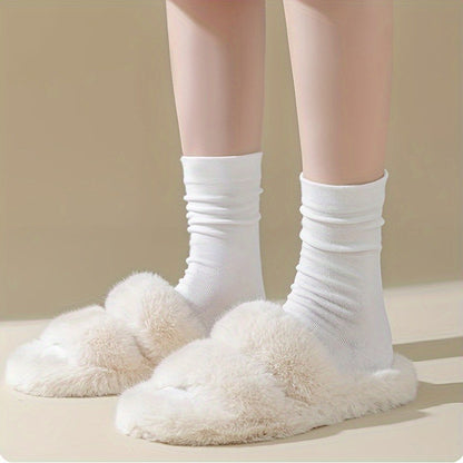 6 Pairs Pure Cotton Non-Slip Socks – Soft & Breathable Infinite Avenue