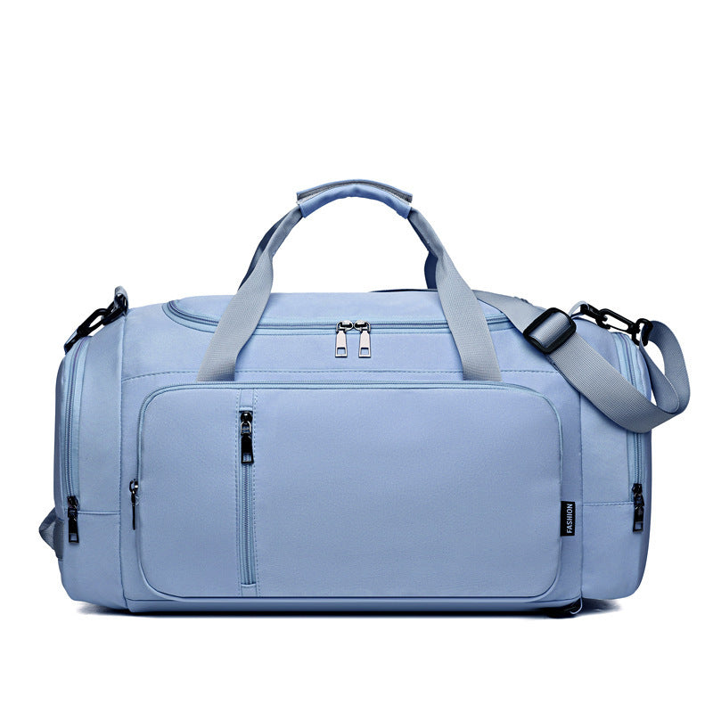 Large Capacity Travel Bag – Dry & Wet Separation Blue Infinite Avenue