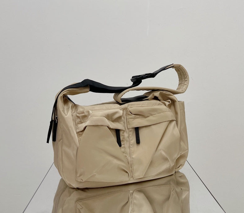 Same Style Crossbody Bag Simple Sports Style Apricot Infinite Avenue