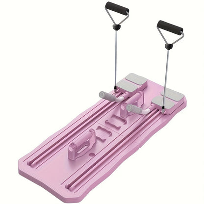 Multifunctional Supine Board-wheel Home Exercise Abs Portable Fitness Equipment For Men And Women Multifunctional Fitness Board Pink Infinite Avenue