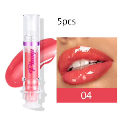 New Tube Lipstick – Rich Color, Glossy Finish, Slightly Spicy 4Color5pcs Infinite Avenue