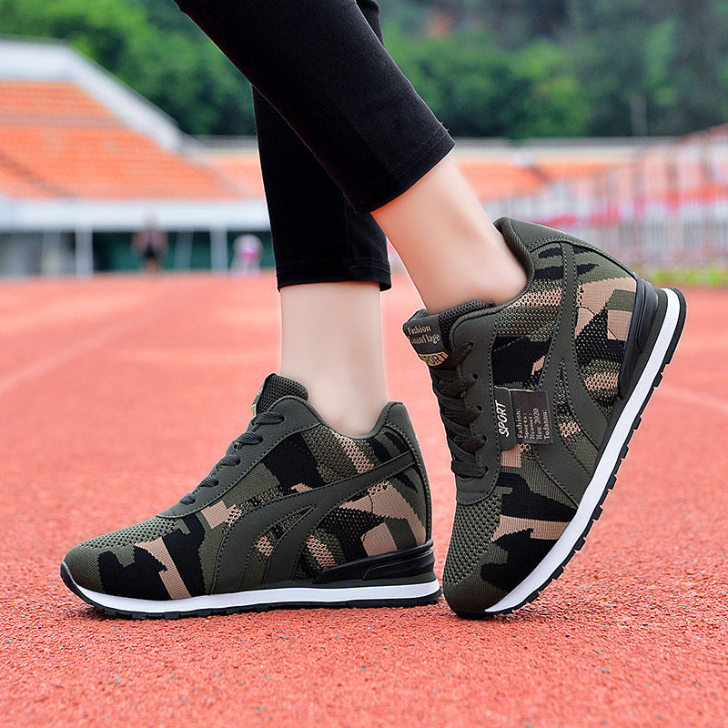 Camouflage Height Increasing Insole Sports Leisure Tourist Shoes Infinite Avenue