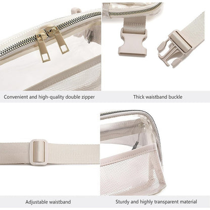 Female Minimalist Casual Transparent Waist Bag Infinite Avenue