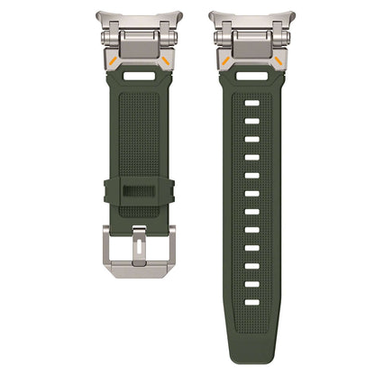 Applicable To 7 Generation Ultra Watch Mecha Style TPU Silicone Explorer Strap Titanium Green Infinite Avenue