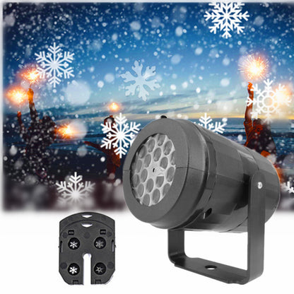 Christmas Snowflake Projector Light – LED Rotating Decor Infinite Avenue