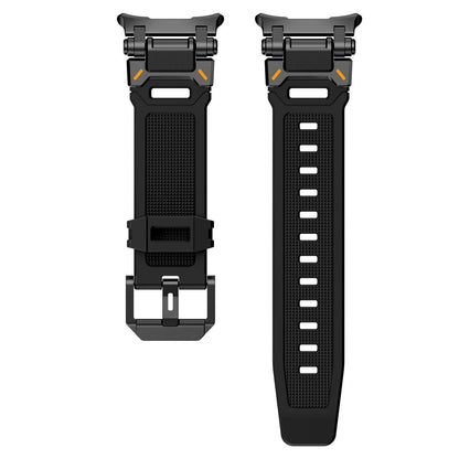 Applicable To 7 Generation Ultra Watch Mecha Style TPU Silicone Explorer Strap Black Black Infinite Avenue