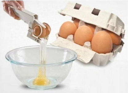 Egg Shell Cracker Handheld Plastic Egg Breaker Egg Opener Creative Egg Separator Tool Kitchen Gadgets Infinite Avenue