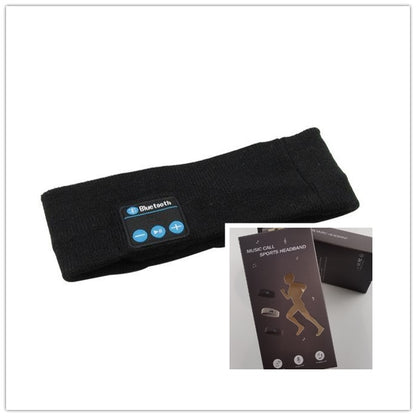 Wireless Bluetooth-compatible Headband Outdoor Fitness Yoga Headband Black1 with box Infinite Avenue