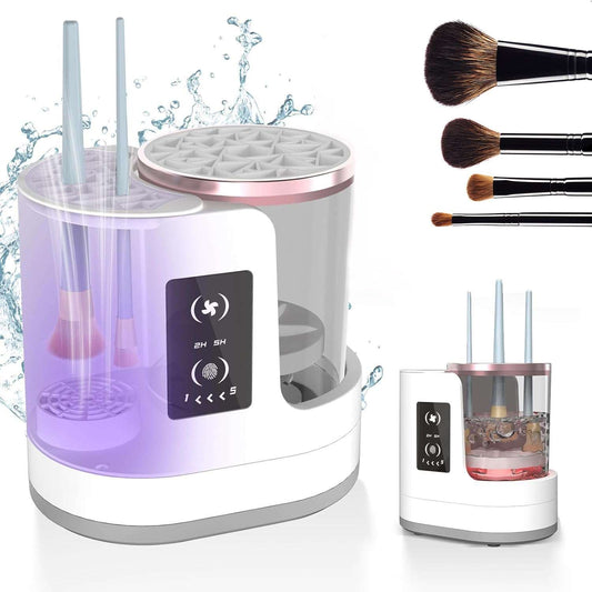 Electric Makeup Brush Cleaner Rechargeable Makeup Brushes Cleaning Tool Automatic Makeup Brush Cleaning Stand Device Infinite Avenue