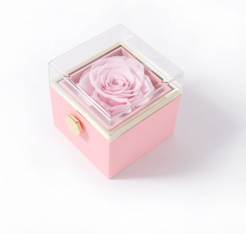 Acrylic Ring Box Valentine's Day Proposal Confession Pink box Infinite Avenue