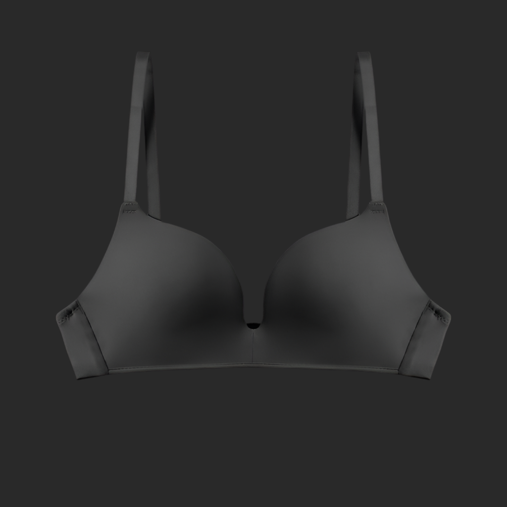 Seamless No-Wire Thin Bra for Women – Lightweight & Comfortable Black Infinite Avenue