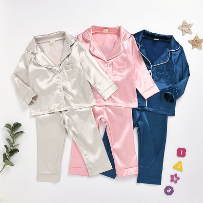 Pure Color Children's Bathrobe Casual Fashion Suit Infinite Avenue