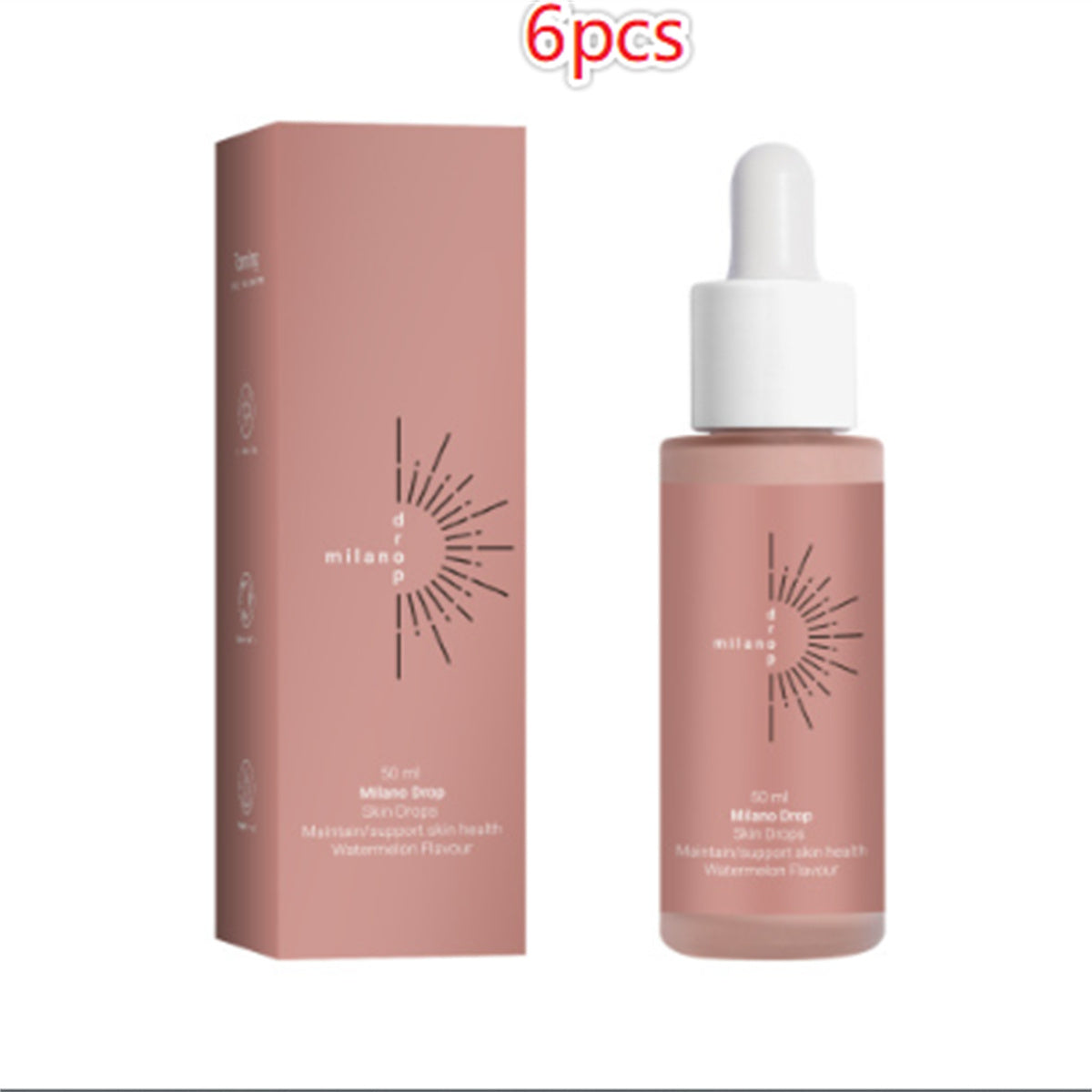 Tanning Face Serum Face Body Tanning Bed Outdoor Fine Line Repair Skin Serum Dark Bronzer Self Tanning Serum Drops 50ml Milian Color Box Version 6PCS Infinite Avenue