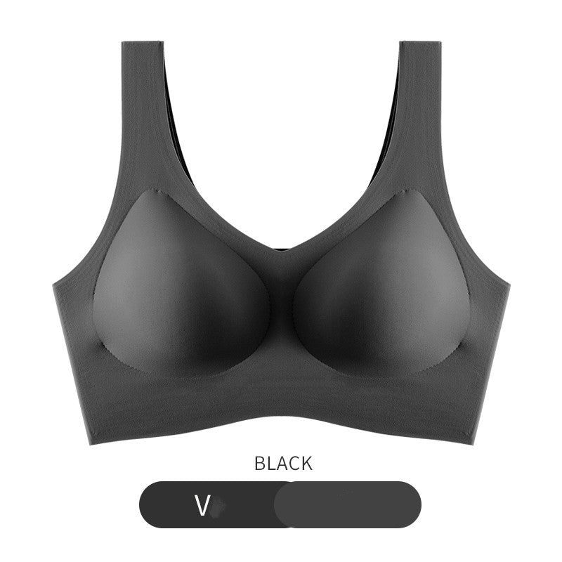 Traceless Underwear For Women Without Rims Beauty Vest Sleep Sports Huddled Bra