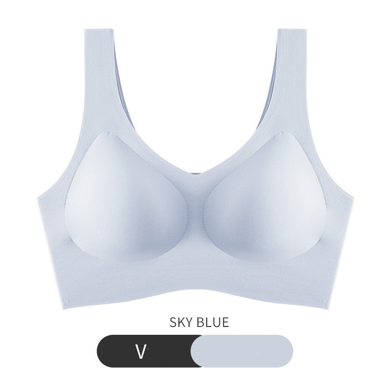 Traceless Underwear For Women Without Rims Beauty Vest Sleep Sports Huddled Bra