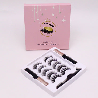 Magnetic Eyelashes & Eyeliner Set – Reusable, Waterproof Extensions Infinite Avenue