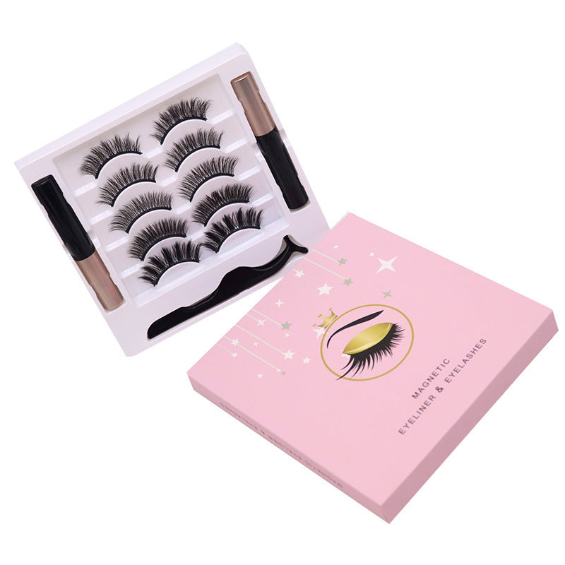 Magnetic Eyelashes & Eyeliner Set – Reusable, Waterproof Extensions Infinite Avenue