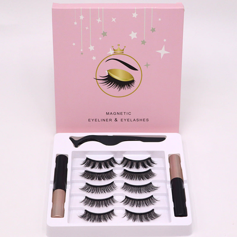 Magnetic Eyelashes & Eyeliner Set – Reusable, Waterproof Extensions Infinite Avenue