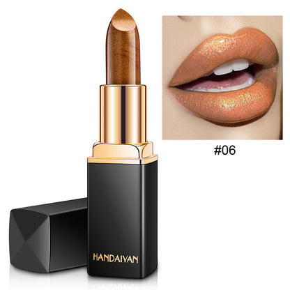 Metallic Pearlescent Color-Changing Lipstick 6 style Infinite Avenue