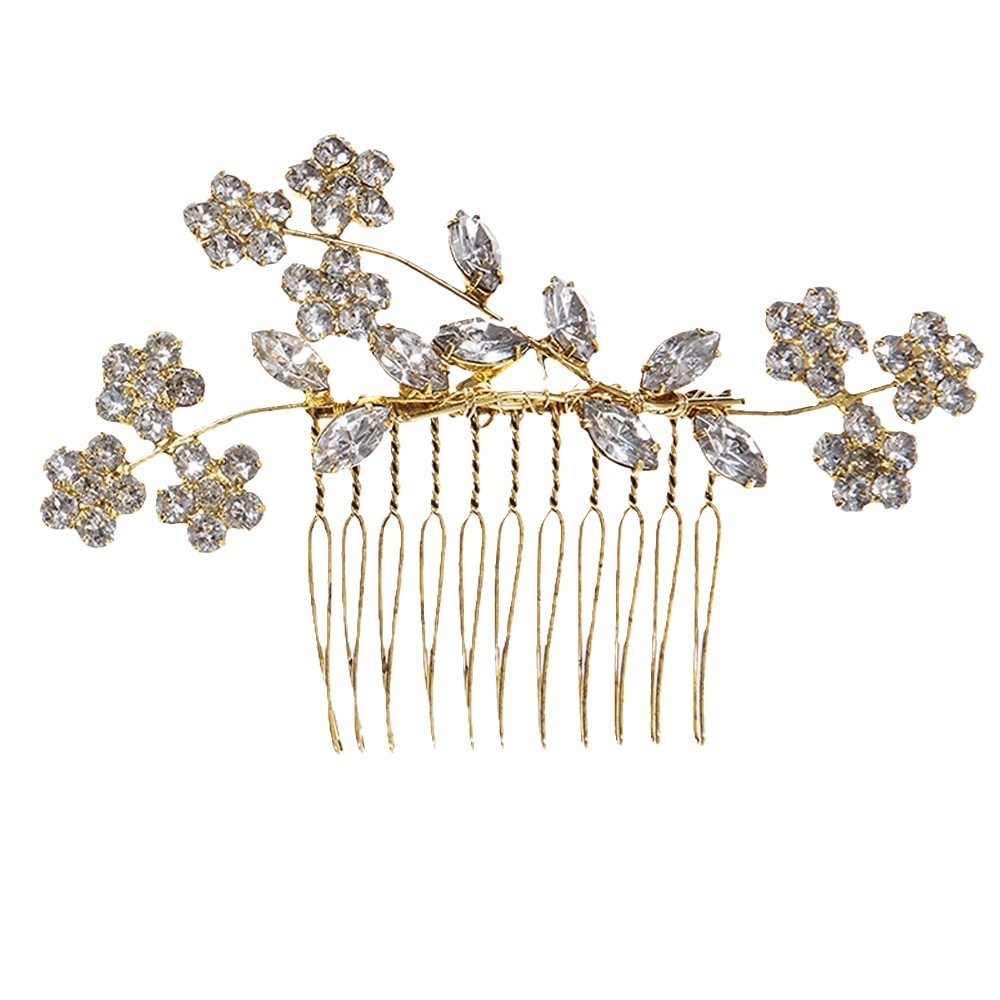 Fashion Flower Hair Comb Female Elegant Simple Infinite Avenue