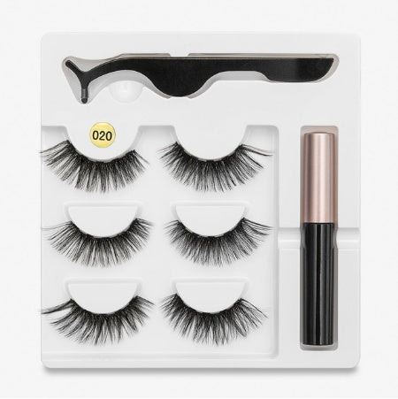 Fashion Magnetic False Eyelashes 5PC 020 style Infinite Avenue