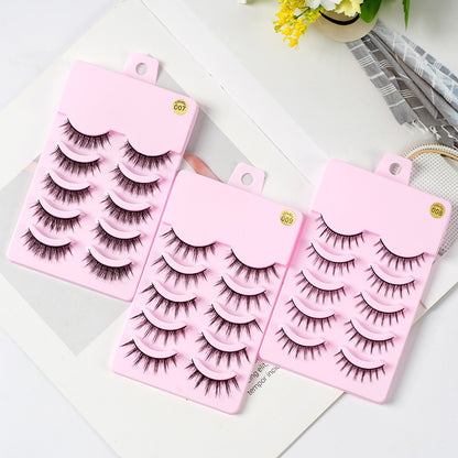 5 Pairs Manga Lashes – Anime Cosplay & Natural Wispy False Eyelashes Infinite Avenue