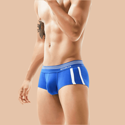 Men's Underwear Low Waist Cotton Boxer Briefs - Infinite Avenue