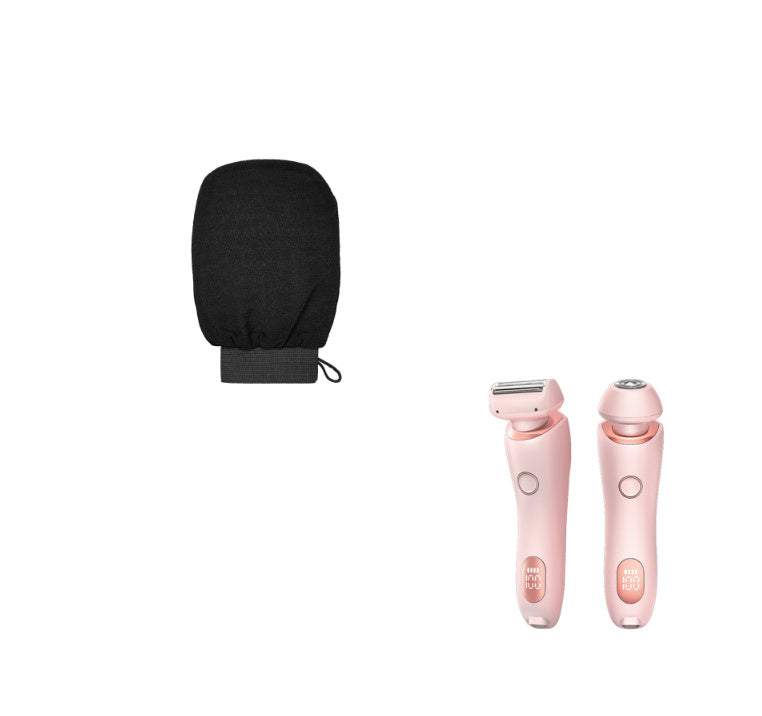 2-in-1 USB Rechargeable Epilator & Trimmer – Women’s Body Shaver Pink Set USB Infinite Avenue