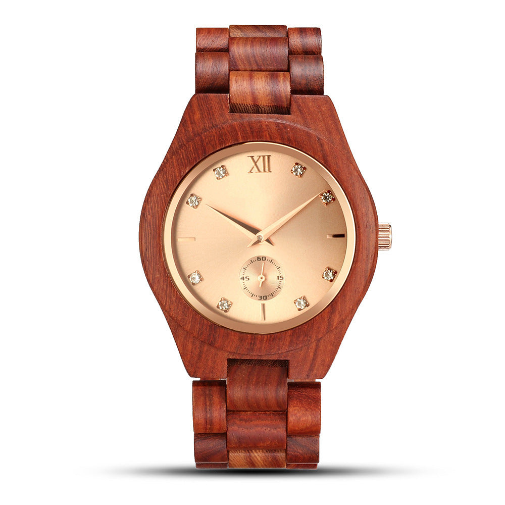 Women's Quartz Wood Watch Infinite Avenue