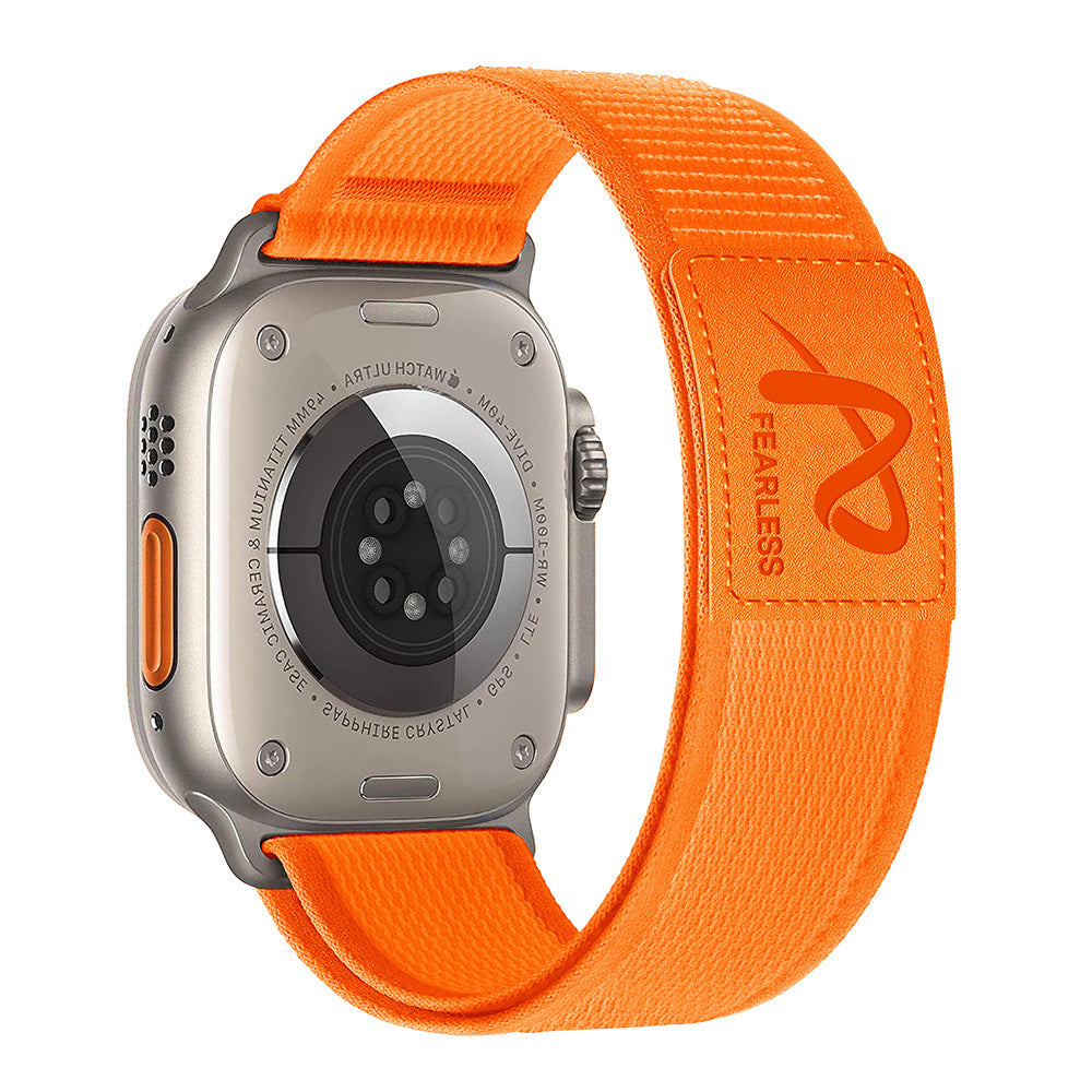 Creative Wild Nylon Metal Toe Cap Strap Orange Infinite Avenue