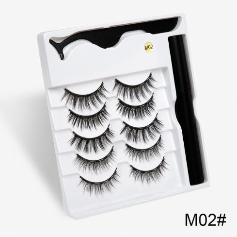 Fashion Magnetic False Eyelashes 5pc M02 Infinite Avenue