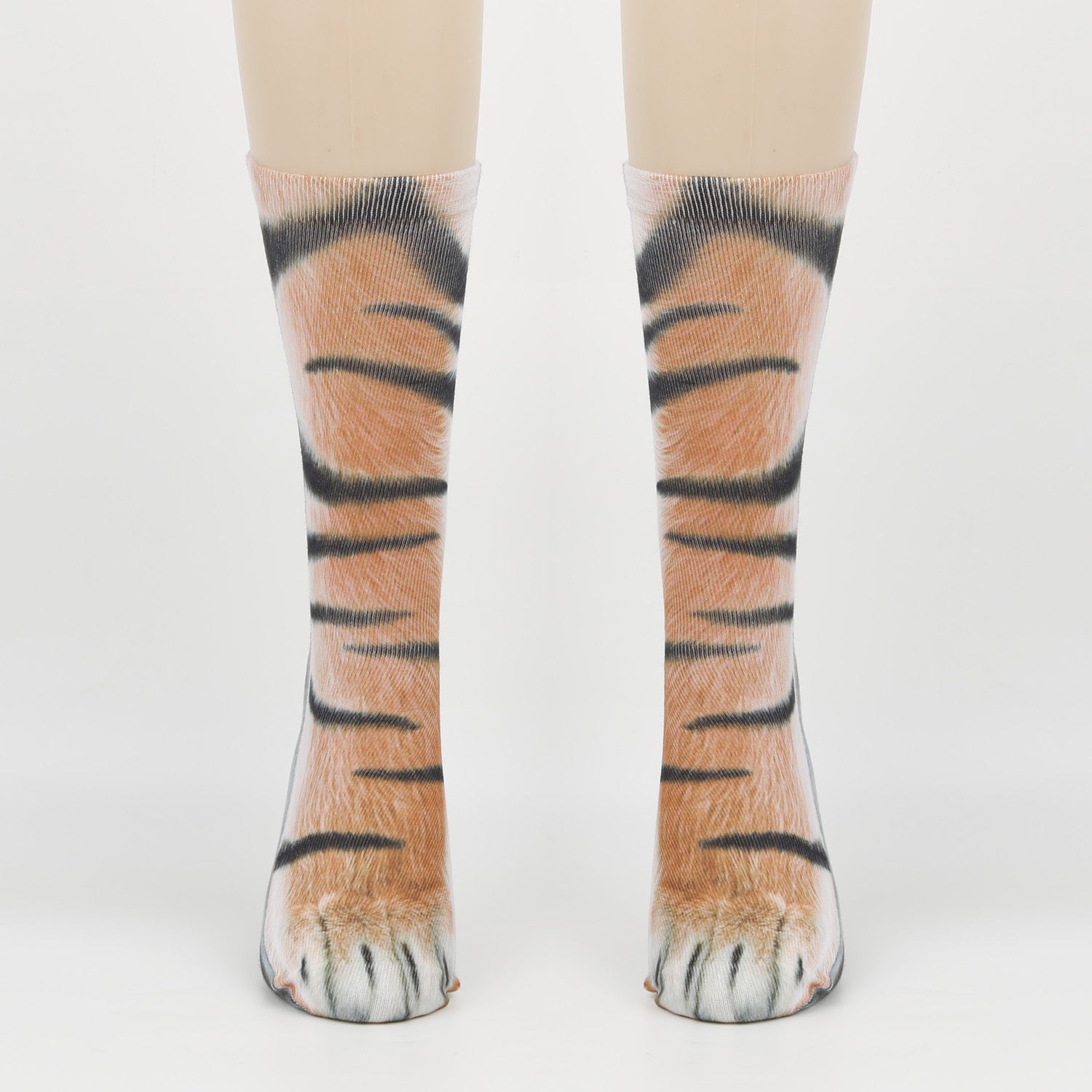 3D Animal Print Foot Socks Tiger Infinite Avenue