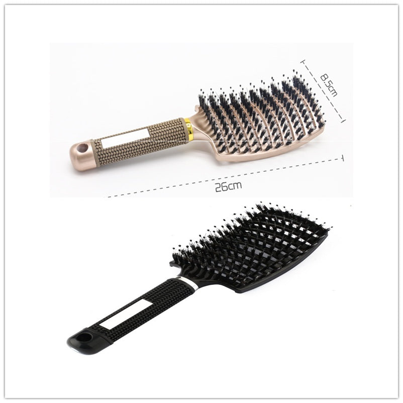 Hairbrush Anti Klit Brushy Haarborstel Women Detangler Hair Brush Bristle Nylon Scalp Massage Teaser Hair Brush Comb 12 Brush Set Infinite Avenue