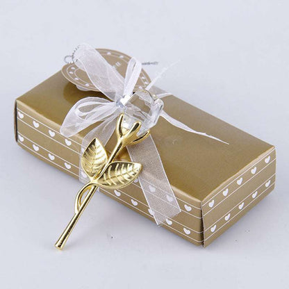 Mother's Day Creative Gift Crystal Rose Crafts Ornaments Gold Rod White Infinite Avenue