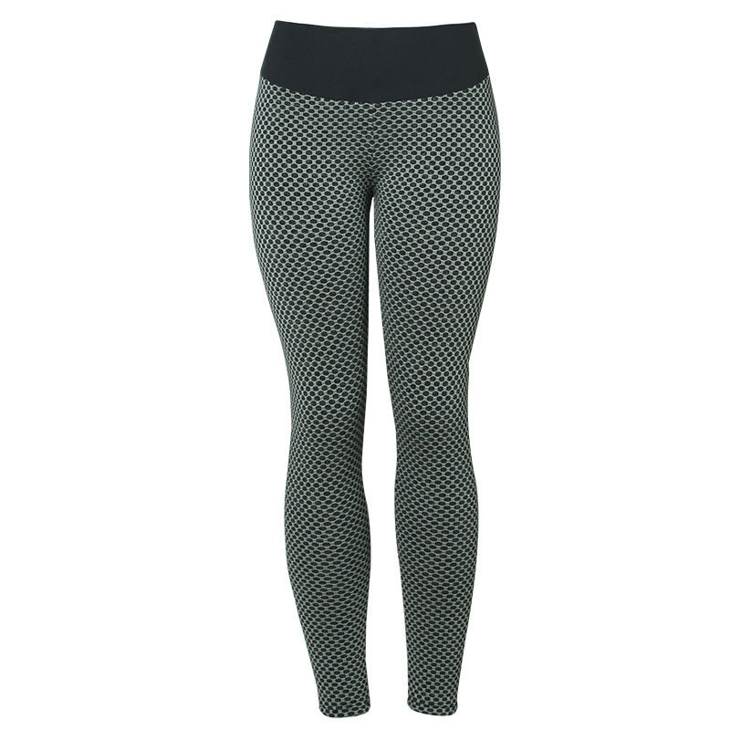 Plaid Leggings Fitness Yoga Pants Women's Seamless High Waist Breathable Gym Leggings Dark Grey Infinite Avenue