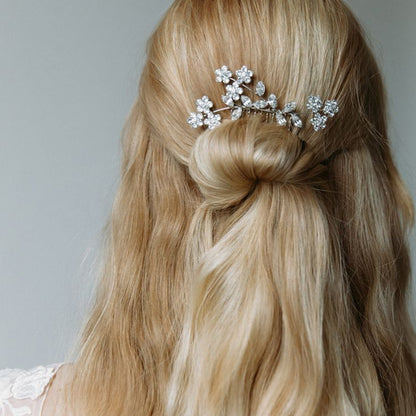 Fashion Flower Hair Comb Female Elegant Simple Infinite Avenue