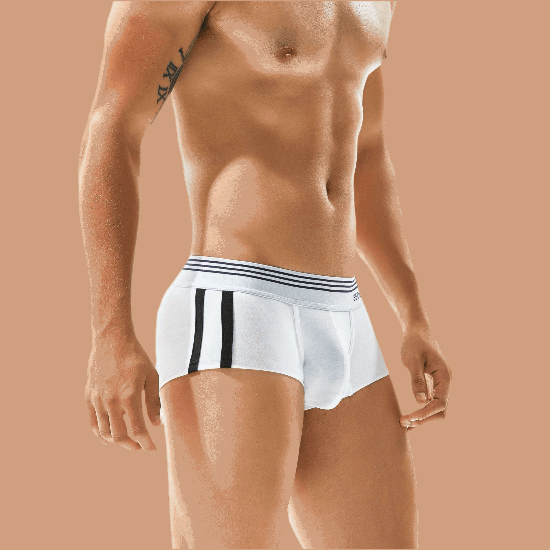 Men's Underwear Low Waist Cotton Boxer Briefs - Infinite Avenue