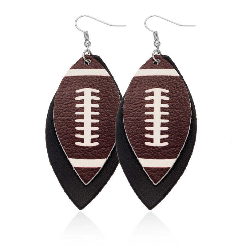 Multi-layer Matching Fashionable All-match Leather Earrings Style 5 Infinite Avenue