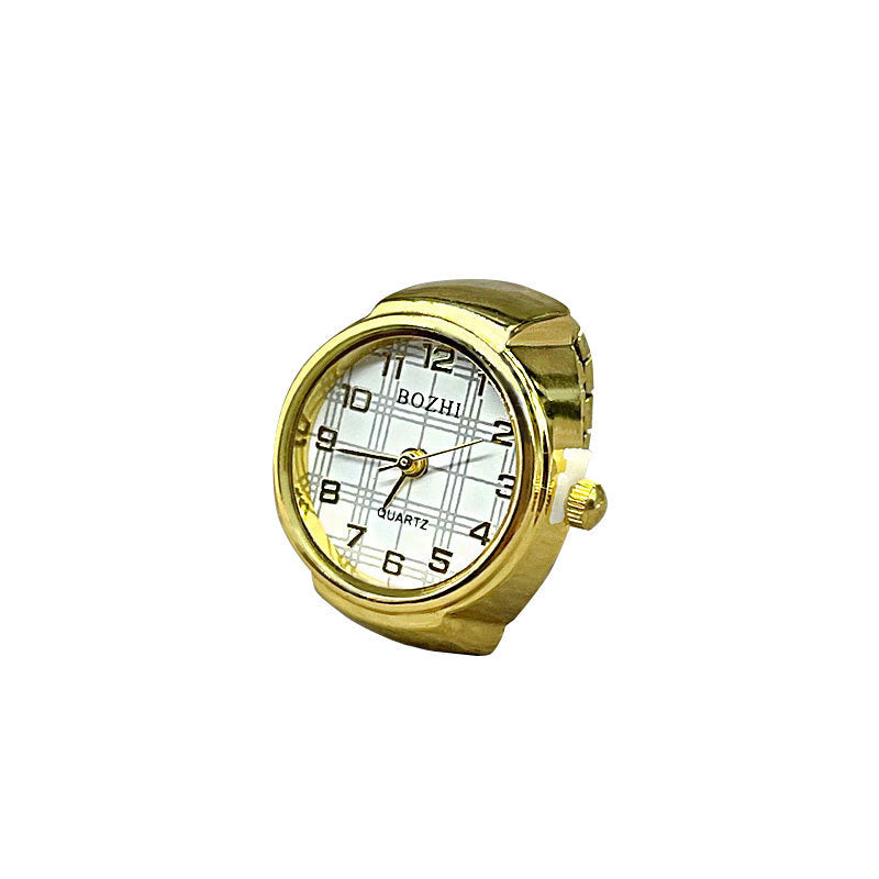 Ring Watch Simple Gold And Silver Shell All-Match Ring Watch Infinite Avenue