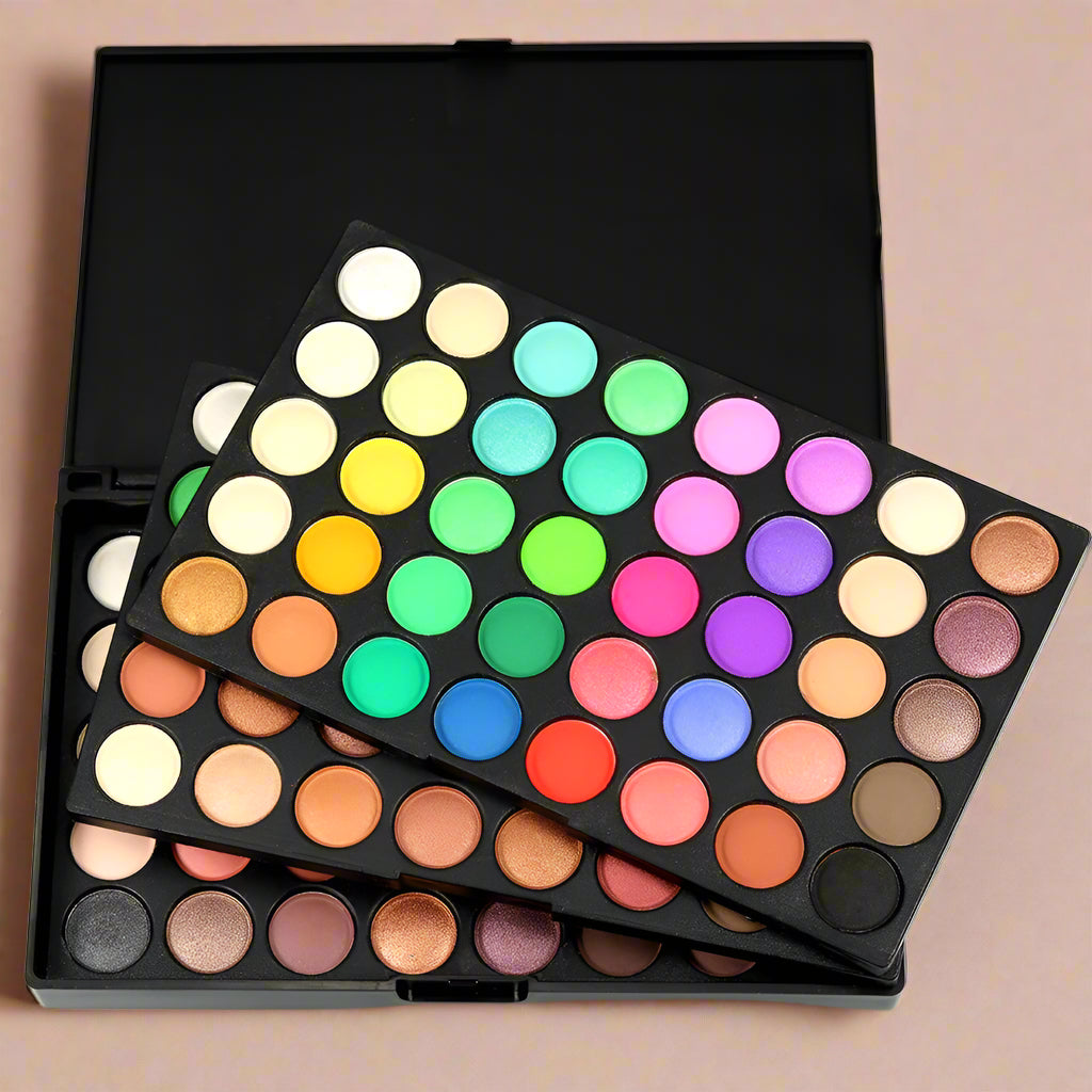 120-Color Eyeshadow Palette – Matte & Shimmer Makeup Set Infinite Avenue