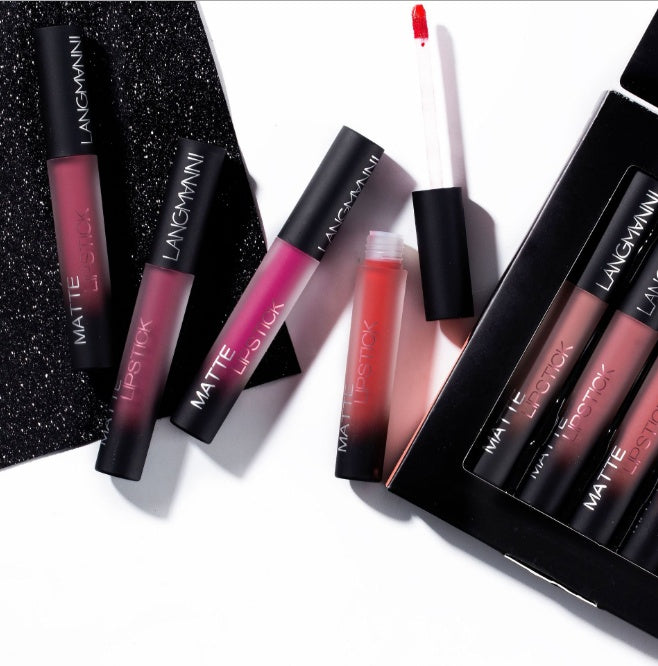 Velvet Matte Lipstick Set – Waterproof & Long-Lasting Infinite Avenue