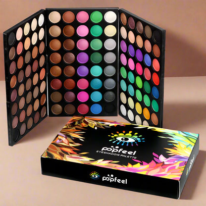 120-Color Eyeshadow Palette – Matte & Shimmer Makeup Set 120 Color Eyeshadow Palette Infinite Avenue