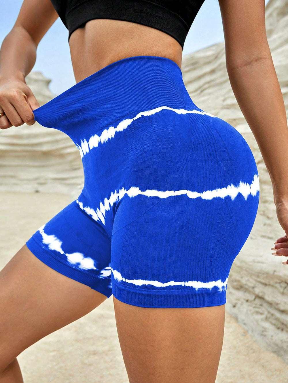 High Waist Yoga Shorts For Women - Infinite Avenue