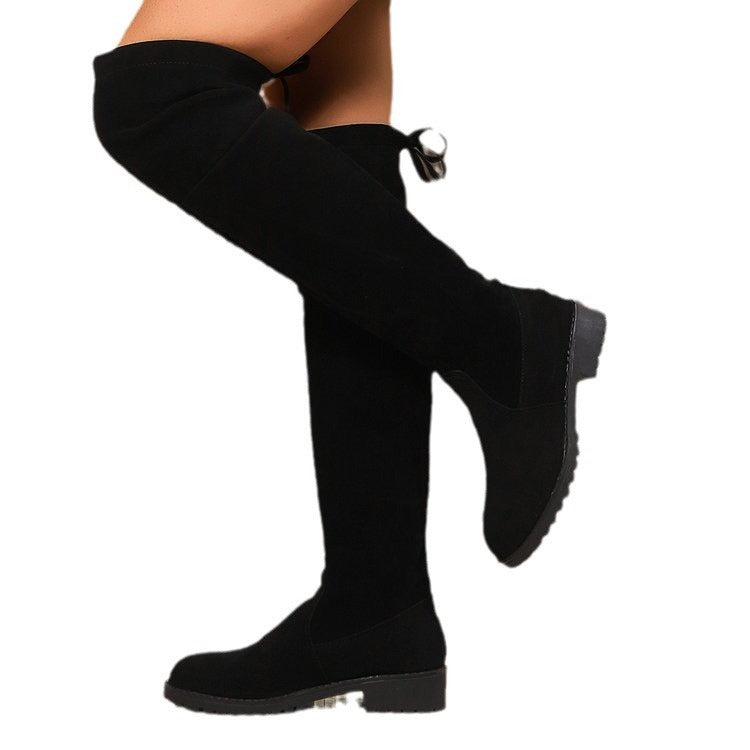 Women's High Platform Solid Color Fashion Boots Infinite Avenue