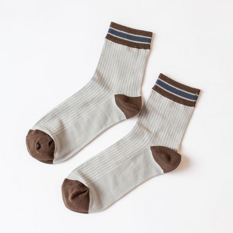 Running Rivers And Lakes Stall Product Model Cheap Cotton Socks 03 Gray Infinite Avenue